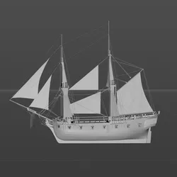 [Naval Action] Rookie_Snow sailboat digital model