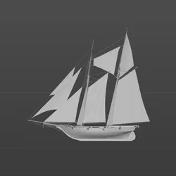 [Naval Action] Traders_Lynx sailboat digital model