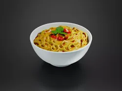 pasta bowl Low-poly 3D model