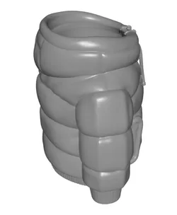 Puffer Jacket Pen Holder - Quilted Winter Coat Desk Organizer
