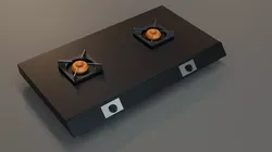 Simple Gas Stove Model 3D model