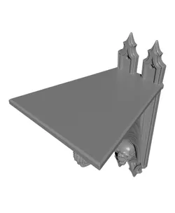 Skull Corbel Shelf Bracket