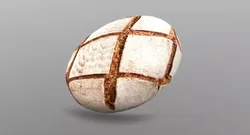 Sourdough Bread Low-poly 3D model
