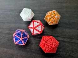 Spindown D20 - 28mm - Free 3D Print Model