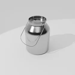 Stainless Steel Gallon Jug Low-poly 3D model