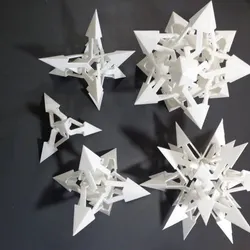 THE 5 ESCHER-PLATONIC POLYKNOTS (complete set)