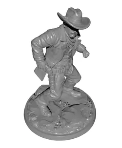 THE OLD GUNSLINGER - 3D MODEL - 50MM