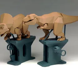 TRICERATOPS VS. T-REX (AUTOMATA)