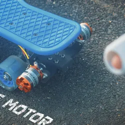 3D Printed Electric Skateboard using Drone Motor - 3D File, PCB, Diagram, Code