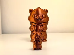 Chibi beaver  - Free 3D Print Model