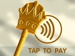Crown Tiara tap to pay wand - Free 3D Print Model