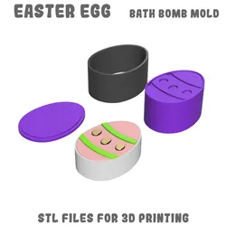 Easter egg bath bomb mold