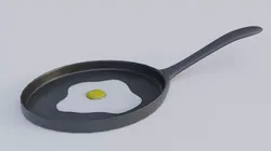 Fried Egg 3D model
