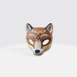 Japanese Fox Mask - Ornate Kitsune Venetian Style Animal Masks