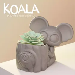KOALA PLANTER - PLANT POT 3D print model