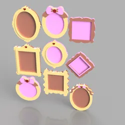 Mini cookie frames.