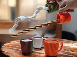Modern Fluid Mug - Free 3D Print Model