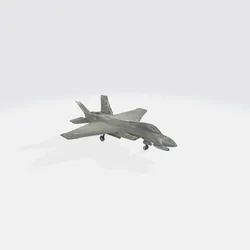 Super Hornet Fighter Jet 3D Model - Military Aircraft