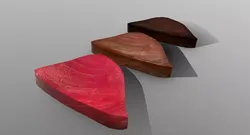 Tuna Steak Low-poly 3D model