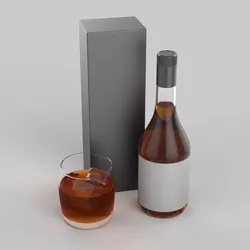 wine bottle 3D model