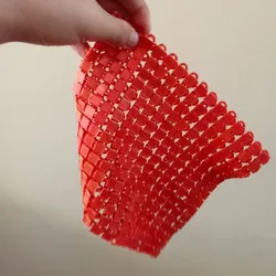 XL Nasa Fabric / Chainmail Square