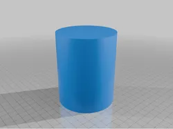 3 or 4 compartments pen or brush holder  --- VASE MODE ---