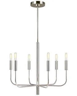 Apt Deco chandelier.