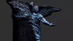 arch element corner ornament monument PBR photogrammetry Low-poly 3D model