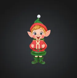 Elf Ornament