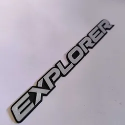 Ford Explorer Classic Rear Emblem - Vintage Tailgate Badge | STL & 3MF