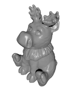 Free file: Mini moose keychain