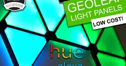 GeoLeaf - 3D Print your own Nanoleaf project - Alexa, Hue and App integration