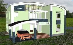 House 3D model  Low-poly 3D model