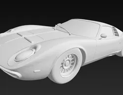 Lamborghini Miura 50k polygons