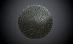 Metal Diamond Plate Military Seamless PBR Texture Texture