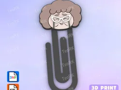Other STL Descărcare - Paperclip NOSTALGIA - bookmark - TeoRk