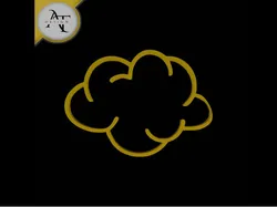 Simple Cloud Symbol - 2D Art
