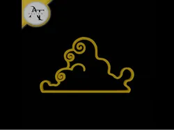 Simple Cloud Symbol - 2D Art