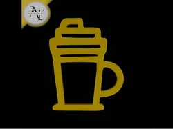 Simple Coffee Cup Symbol - 2D Art