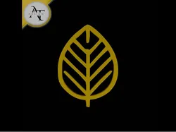 Simple Leaf Symbol - 2D Art