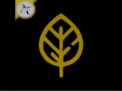 Simple Leaf Symbol - 2D Art