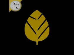 Simple Leaf Symbol - 2D Art