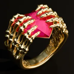 Skeleton Hand Ring