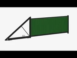 Sliding gate 3D model