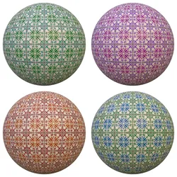 tile patterned 136-seamless-4k-pbr  3D model