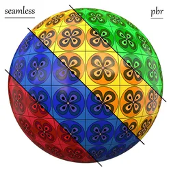 tile patterned 41-seamless-4k-pbr  Texture