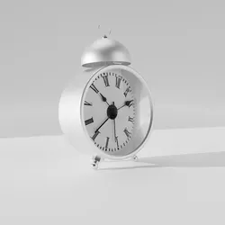 Vintage Hammer and Bell Alarm Clock  3D model