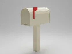 مجاني Miniature Games & Accessories STL تنزيل - Low Poly Mailbox - Philippo