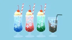 喫茶店 ~ Stylized IceCream Soda Summer Drinks
