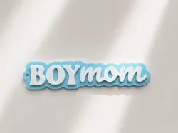 BOYmom Keychain - Mother's Day gift - Free 3D Print Model